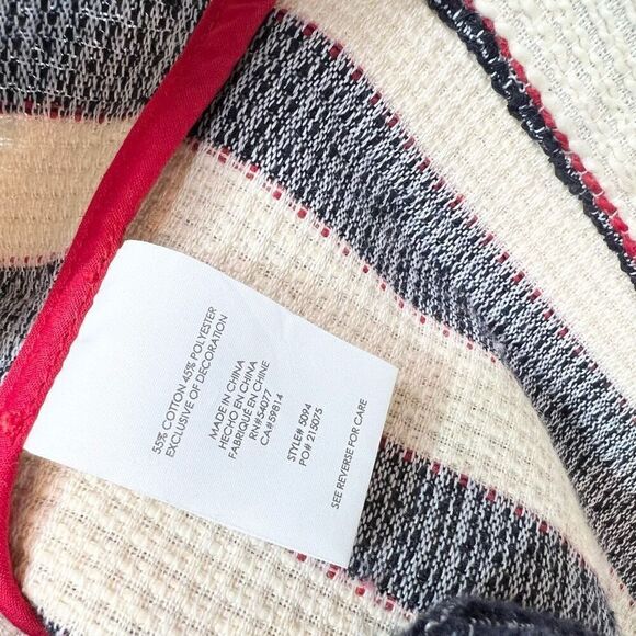 Cabi Love Jacket Blazer Women 10 Carol Collection Striped Cruise Double Breasted - Picture 9 of 10